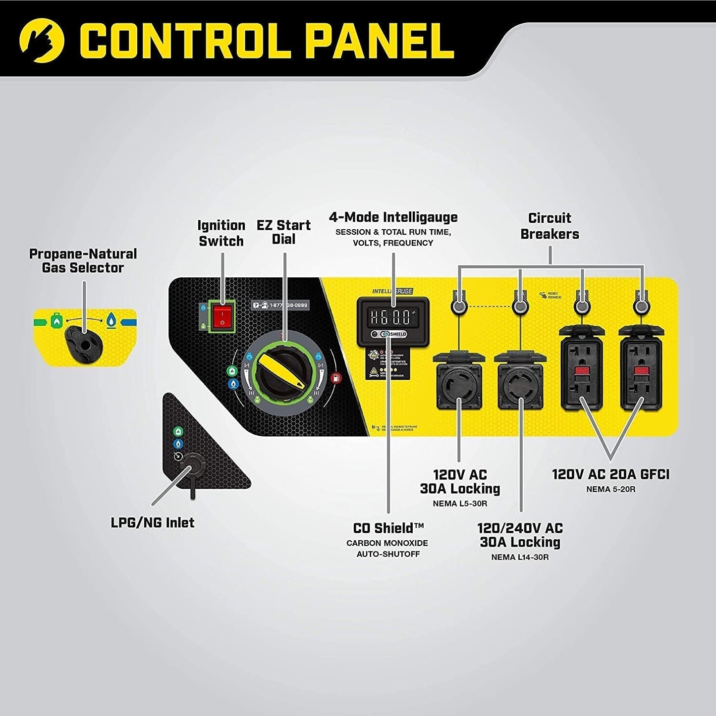 Champion Power Equipment 100416 10 000/8 000 watts