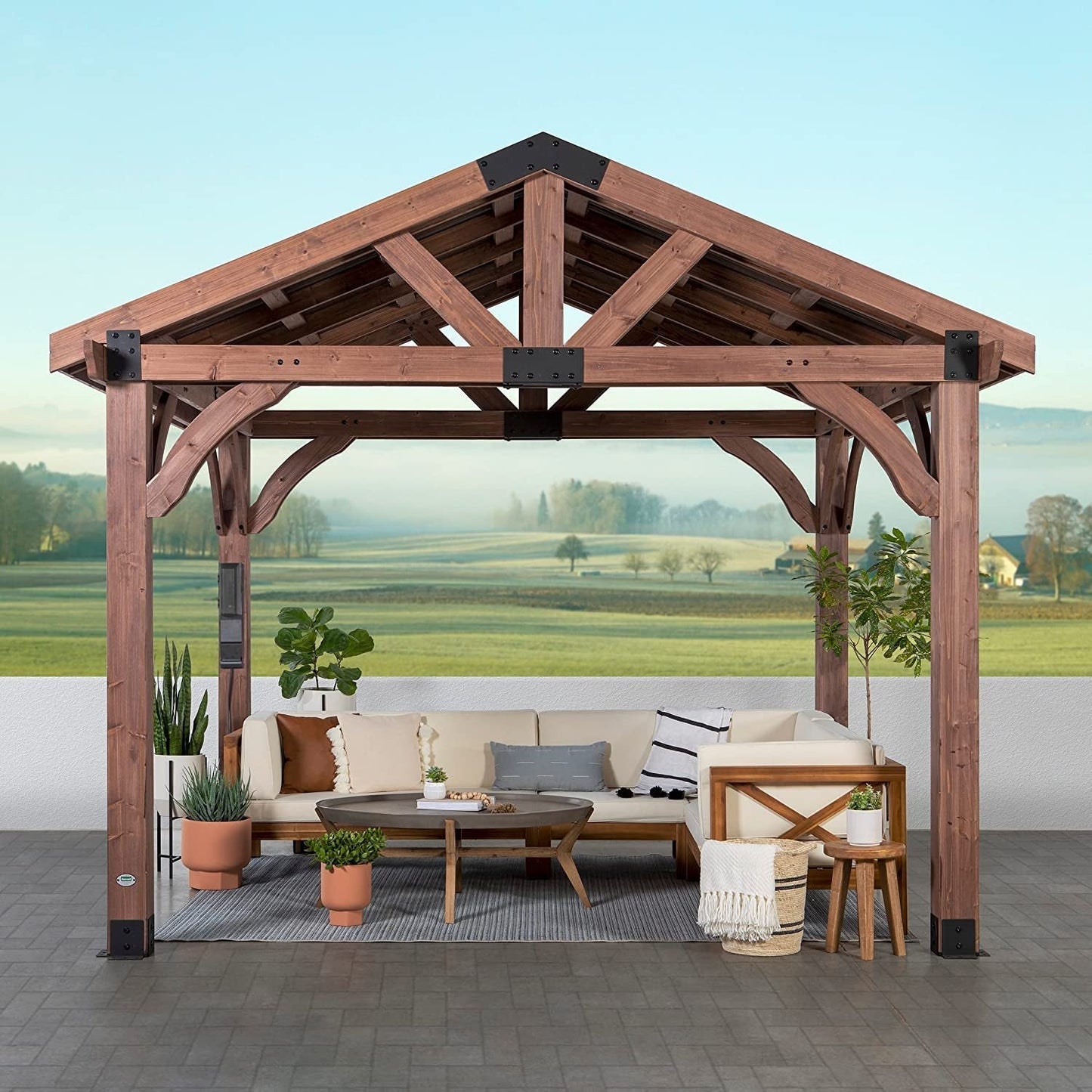 Backyard Discovery Arlington 12x10 All Cedar Gazebo