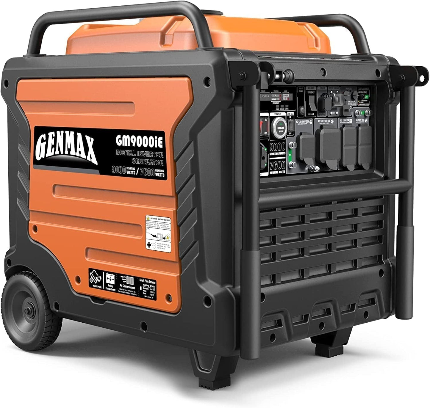 GENMAX Portable Inverter Generator, 9000W Super Quiet