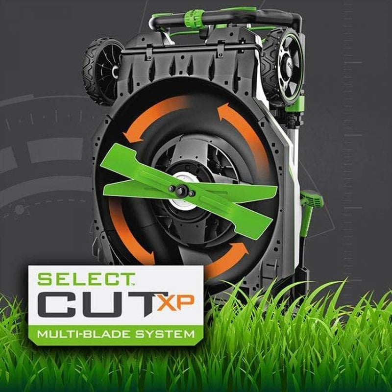 EGO LM2156SP-2 21" Select Cut Self Propelled Lawn Mower with (2) 10Ah Batteries and 700W Turbo Charge