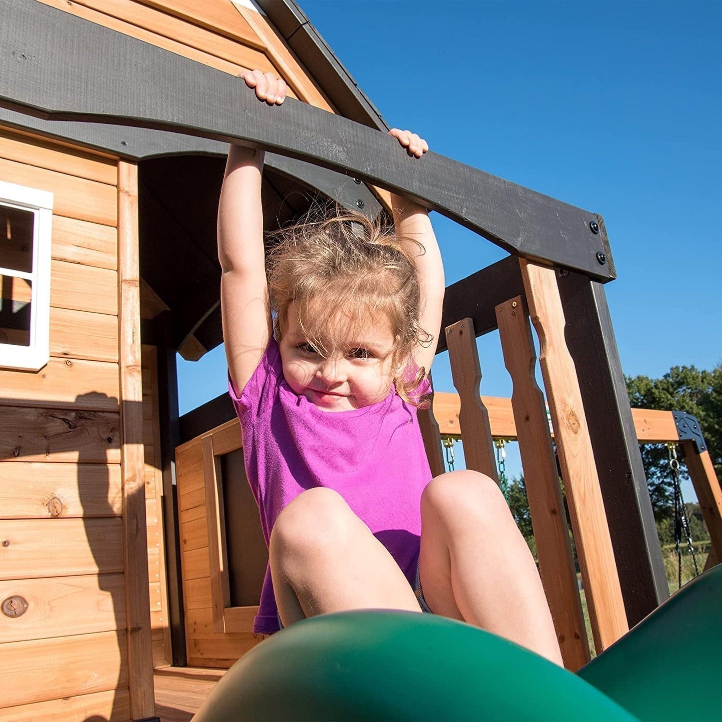 Backyard discovey canyon creek swing set