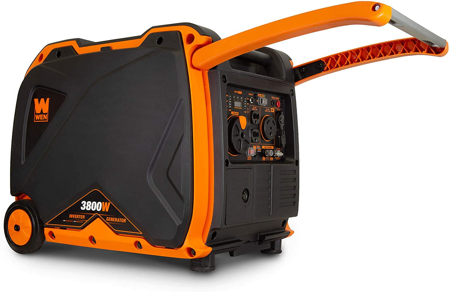 WEN 56380i Super Quiet 3800-Watt RV-Ready Portable Inverter Generator with Fuel Shut-Off and Electric Start