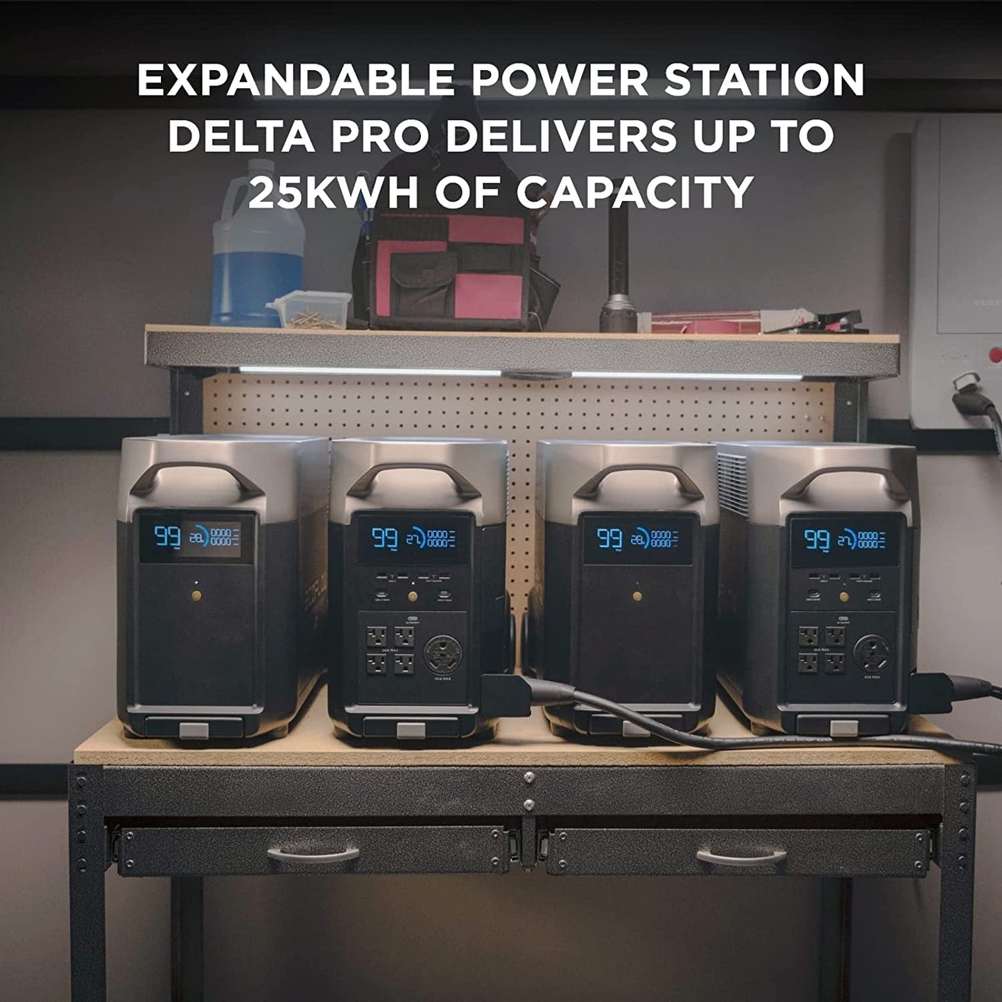 EcoFlow 3600W Output DELTA Pro Extra Battery, 3600Wh