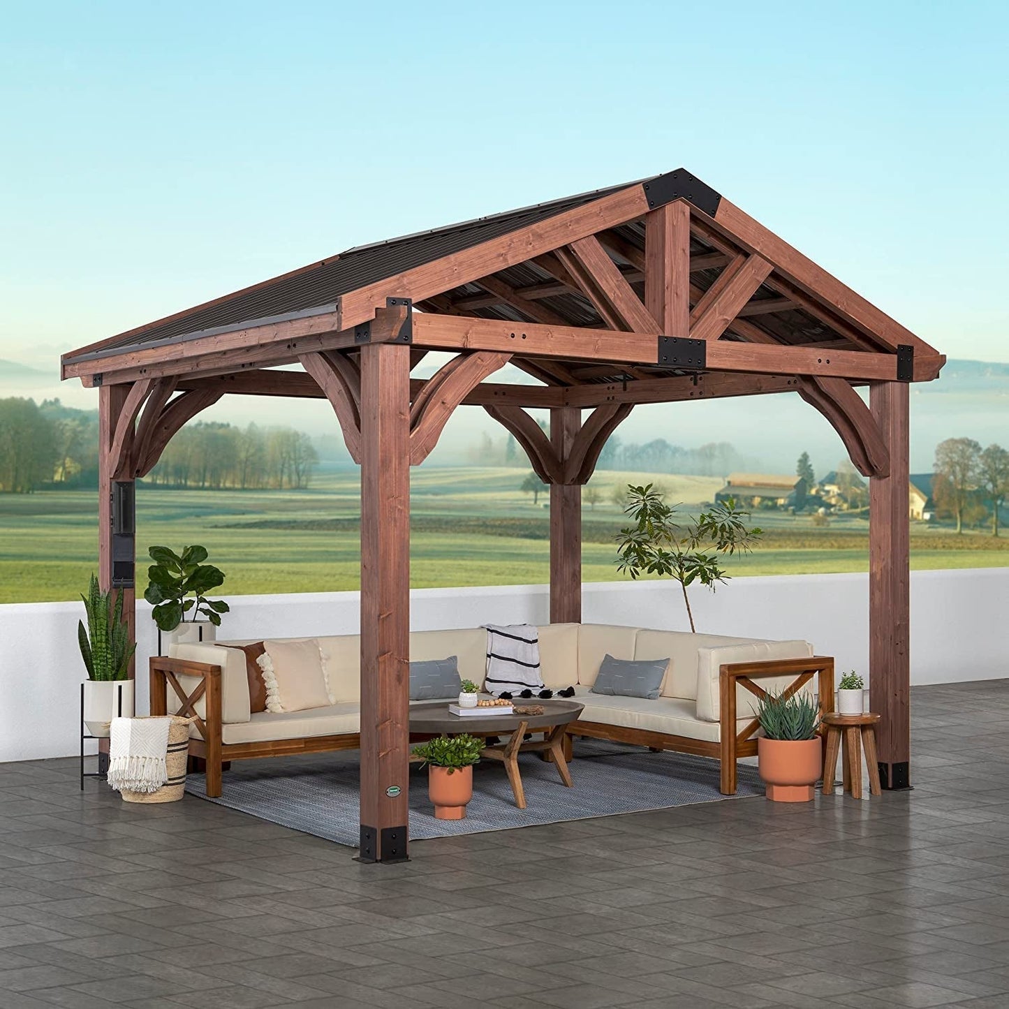 Backyard Discovery Arlington 12x10 All Cedar Gazebo