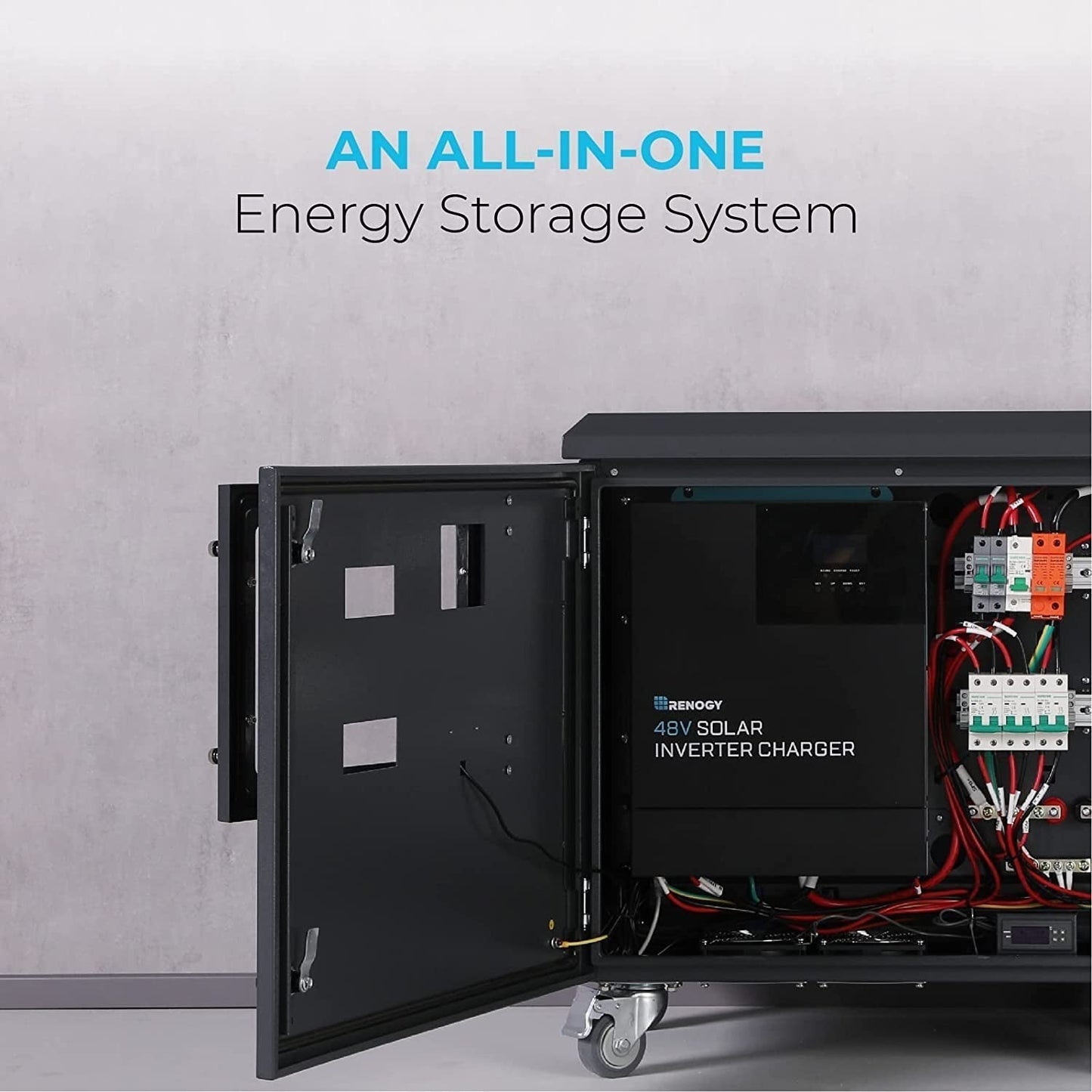 Renogy Solar Generator Portable Power Station 4.8Kwh Expandable Portable Home Battery