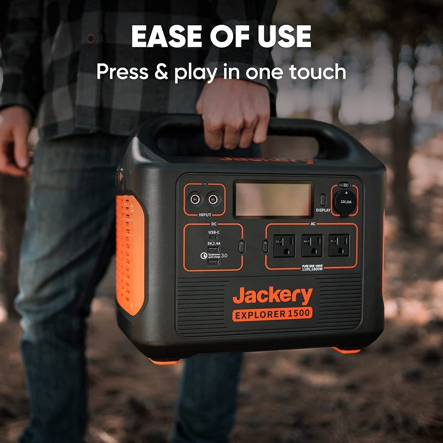 Jackery Portable Power Station Explorer 1500, 1534Wh Capacity