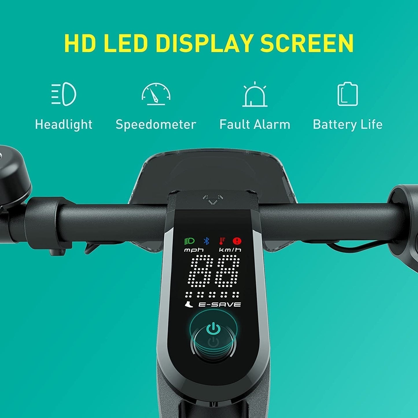 NIU Electric Scooter for Adults - 300W Power, 25 Miles Long-Range, Max 17.4MPH