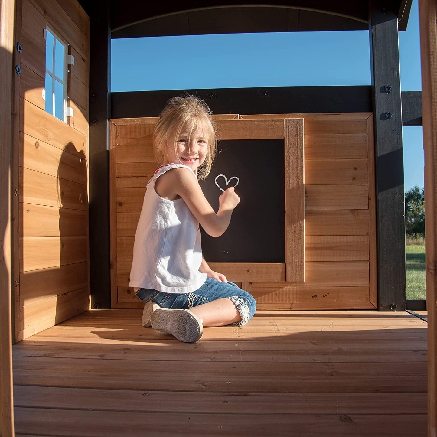 Backyard discovey canyon creek swing set