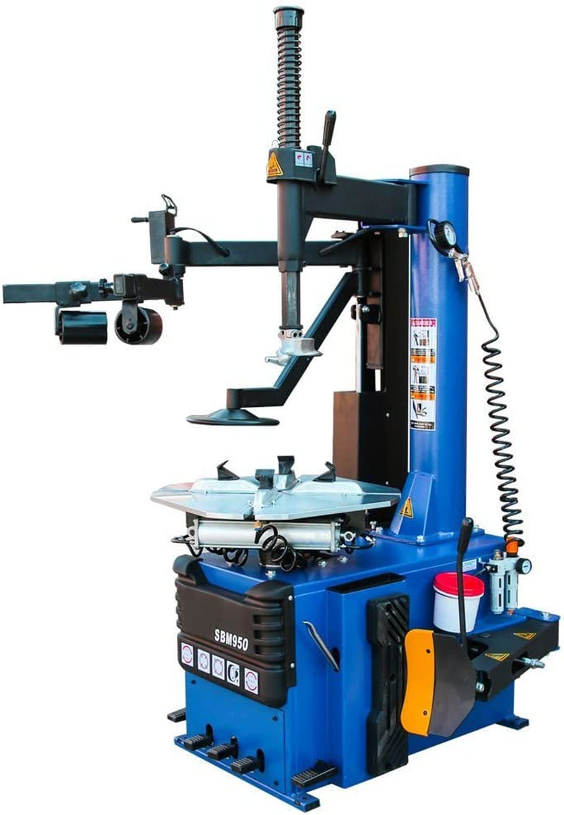 XK USA 1.5 HP Automaticw Tire Machine Tire Changer Wheel Balancers Machine Rim Balan CER Combo 960 680 Rim Clamping 12″-24″ w/Auxiliary Arm and Air Bead Blaster Function