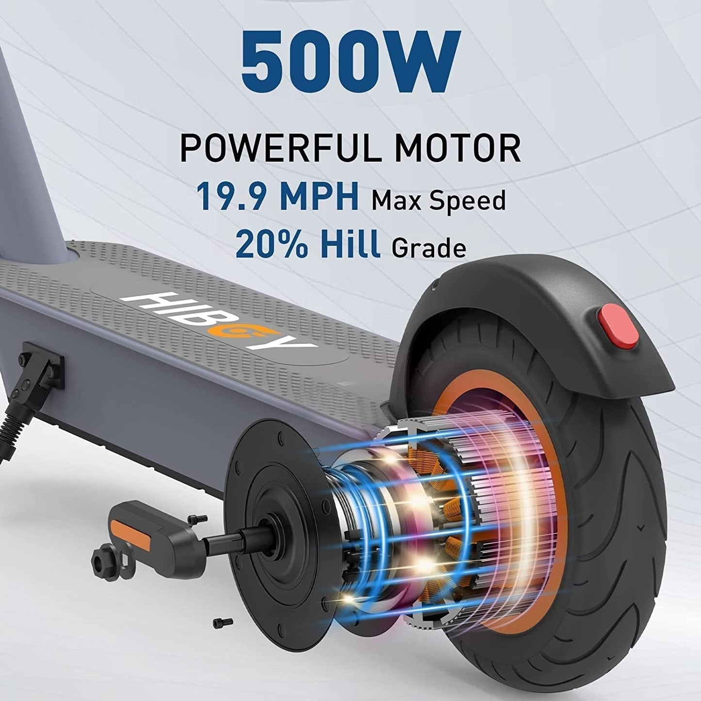 Hiboy S2 Pro/S2 MAX Electric Scooter, 500W Motor
