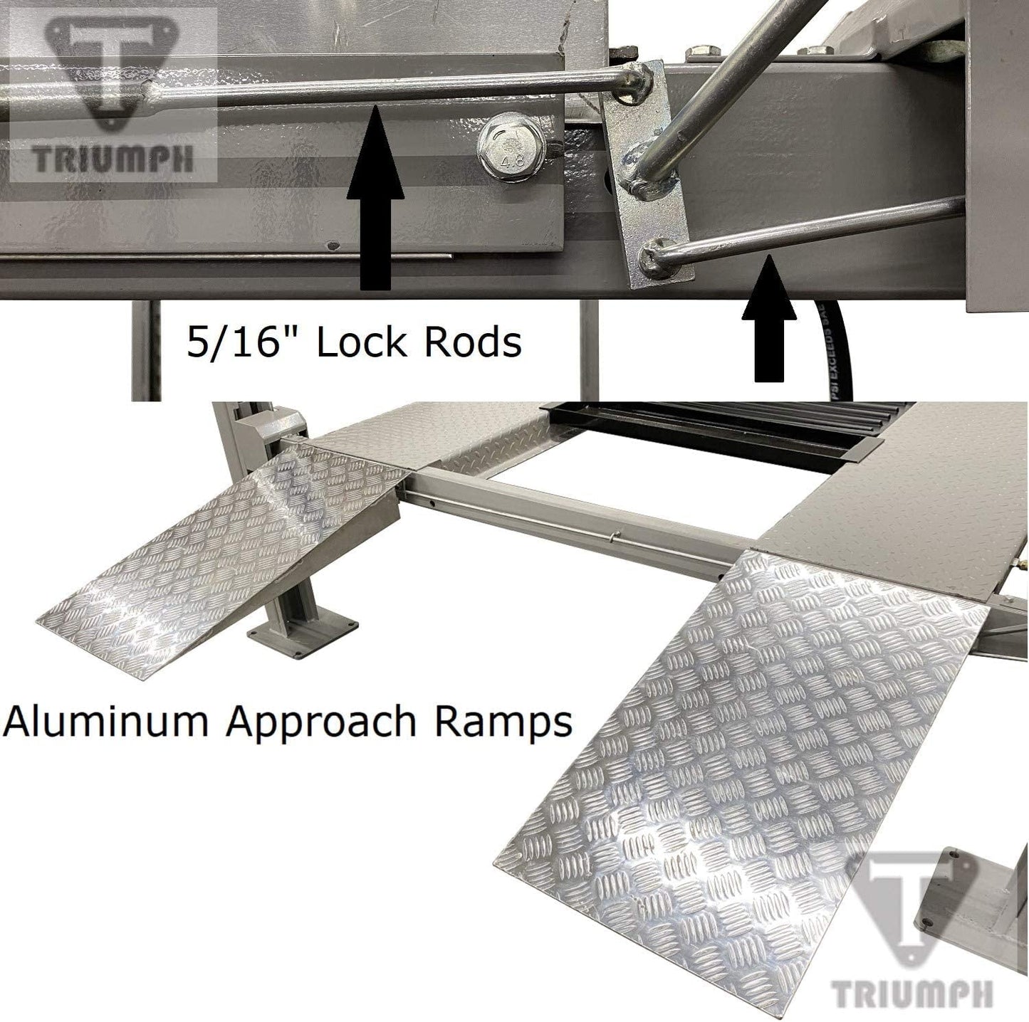 TRIUMPH NSS-8SQ Classic Lift Shorter 8000Lbs 4 Post Storage Service Car Auto Lift Truck Hoist