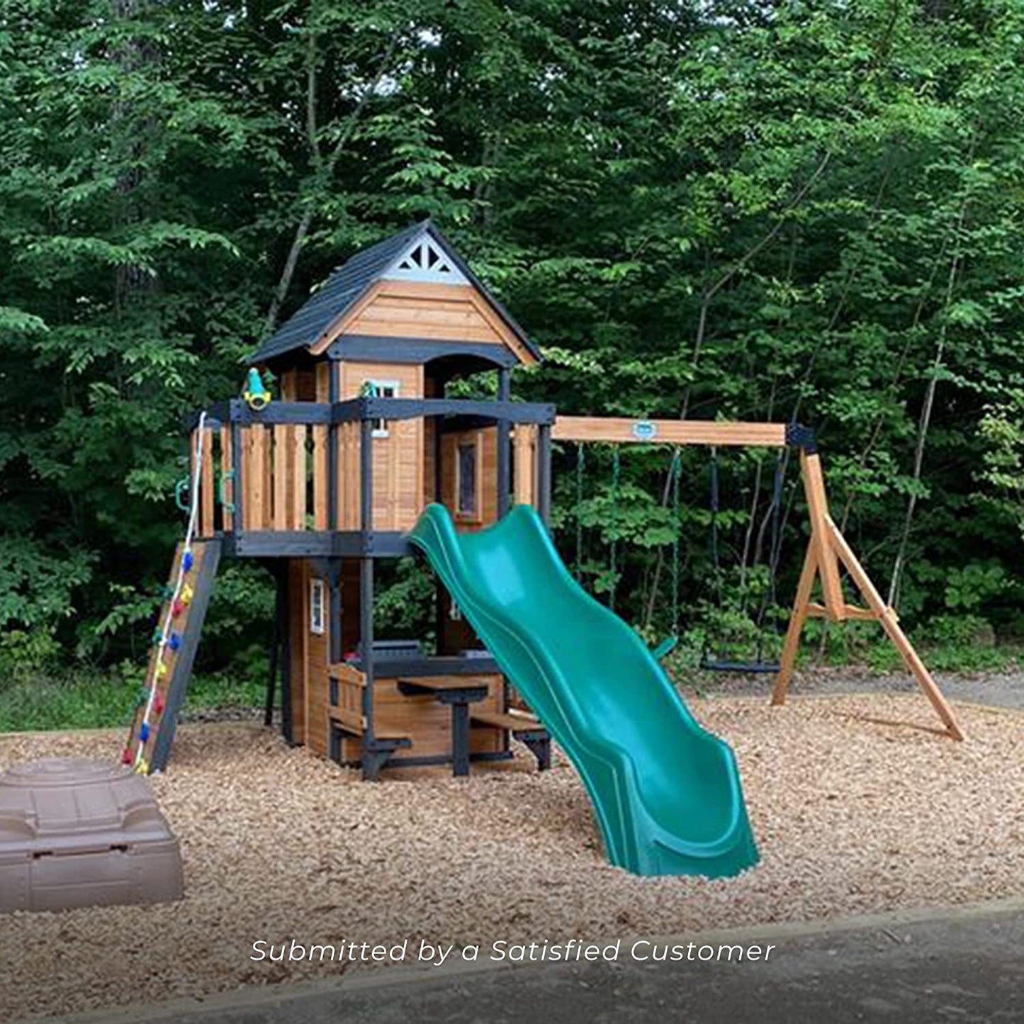 Backyard discovey canyon creek swing set