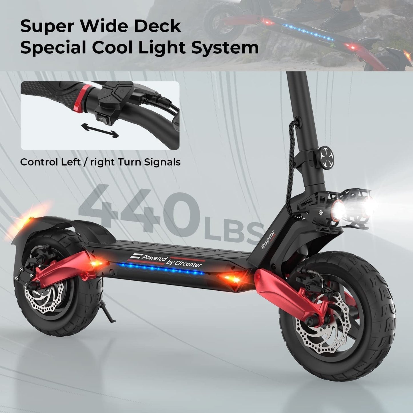 Circooter Electric Scooter Adult with Smart APP, 1600W/800W Motor, 28 Mph Top Speed