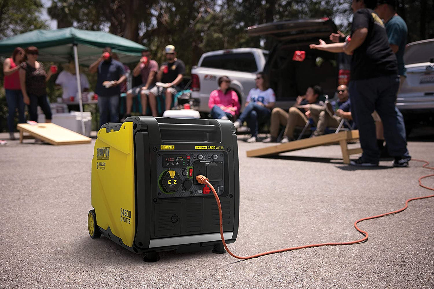Champion Power Equipment 4500-Watt Portable Inverter Generator with Wireless Remote Start