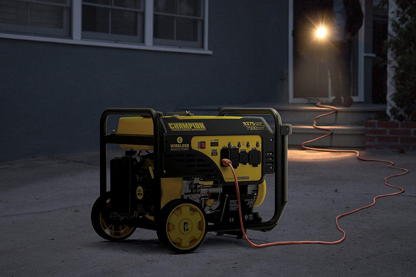 Champion Power Equipment 9375/7500-Watt Portable Generator, Wireless Remote Start