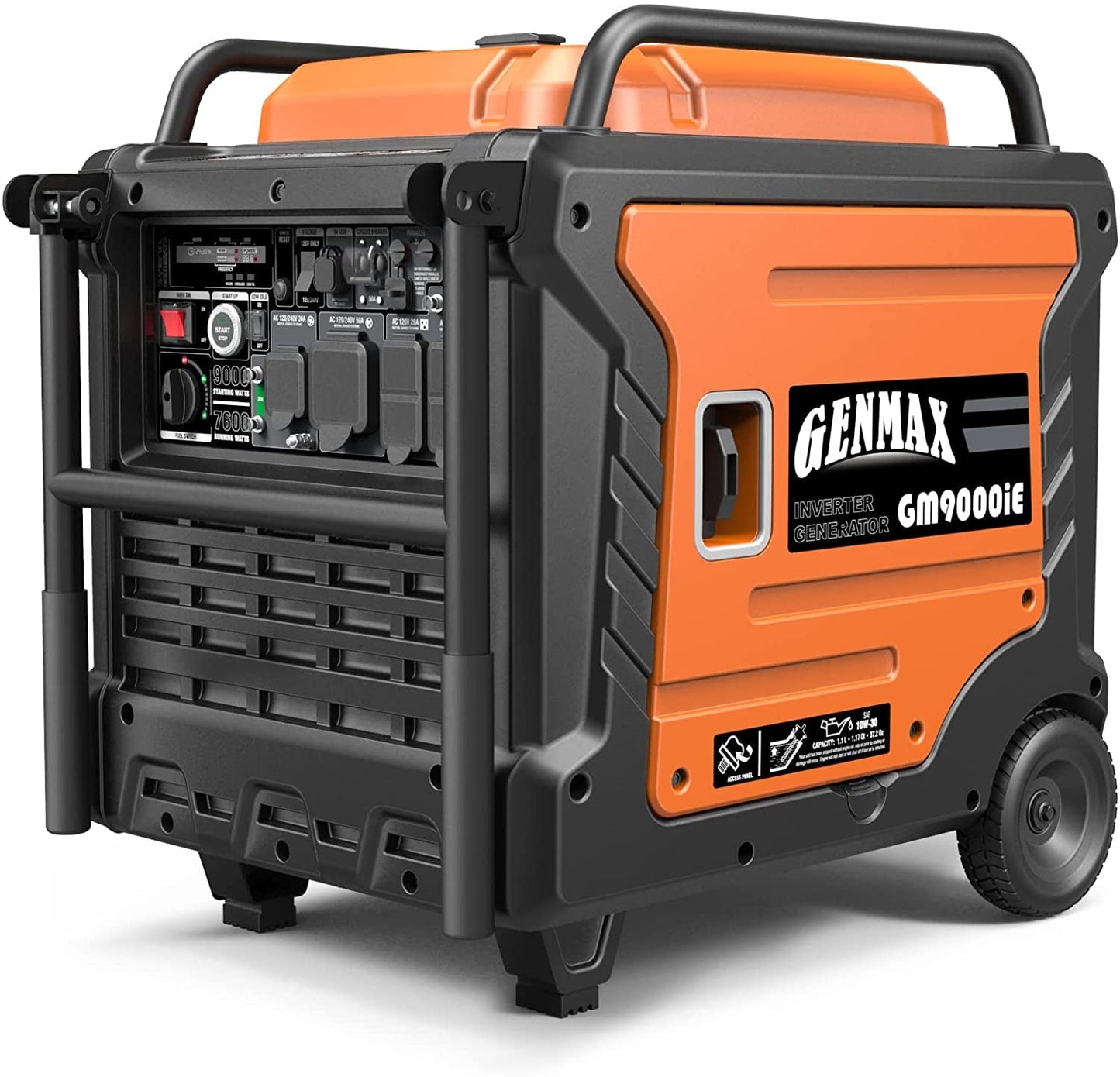 GENMAX Portable Inverter Generator, 9000W Super Quiet