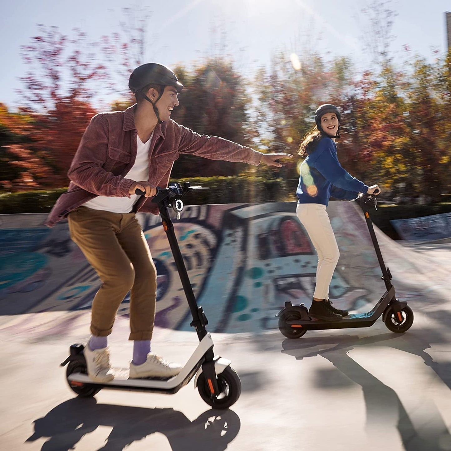 NIU Electric Scooter for Adults - 300W Power, 25 Miles Long-Range, Max 17.4MPH
