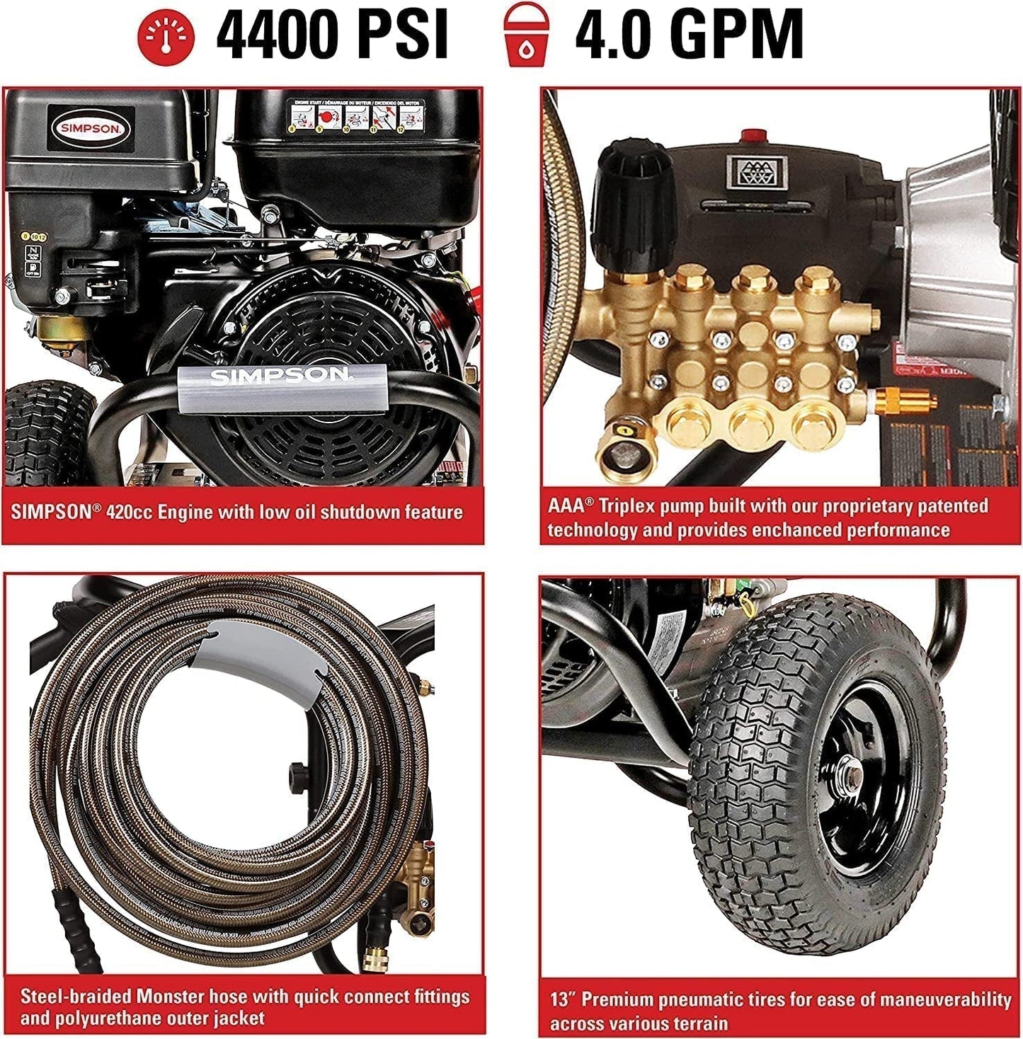 SIMPSON Cleaning PS60843 PowerShot 4400 PSI