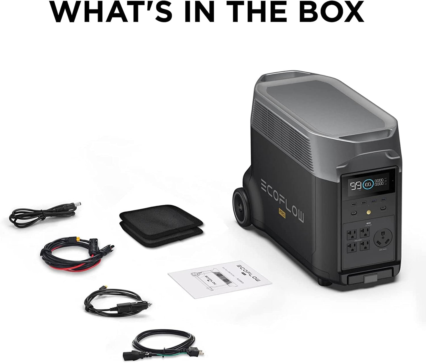 EcoFlow 3600W Output DELTA Pro Extra Battery, 3600Wh
