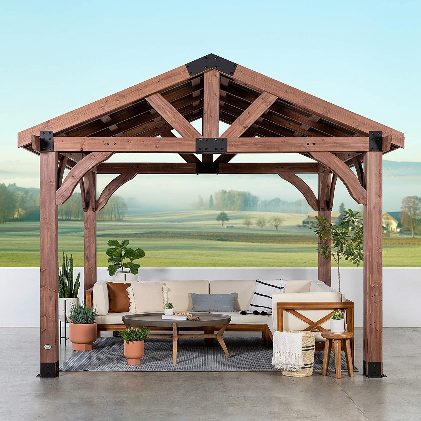 Backyard Discovery Arlington 12x10 All Cedar Gazebo