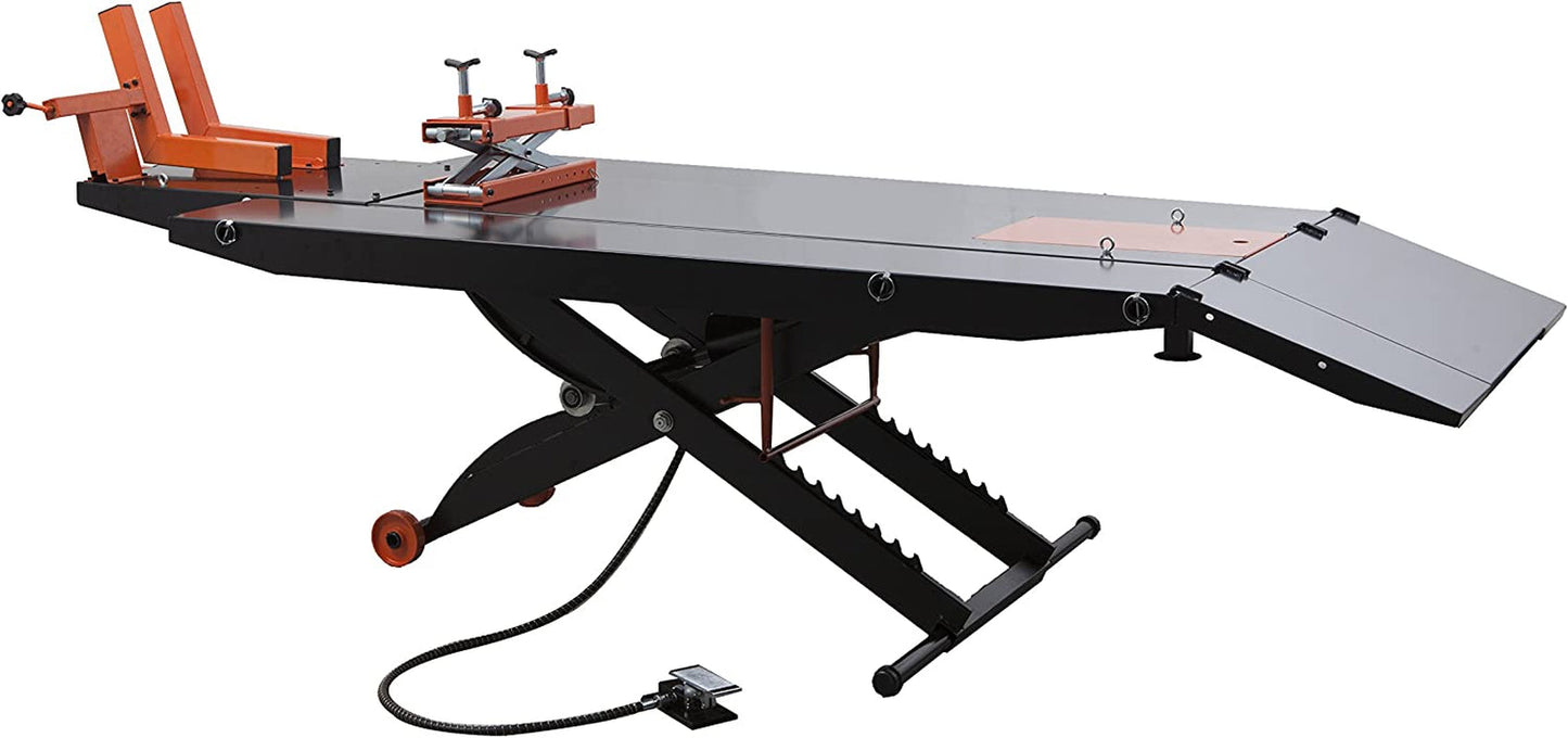 APlusLift MT1500X 48" Wide 1500LB Air Operated Motorcycle