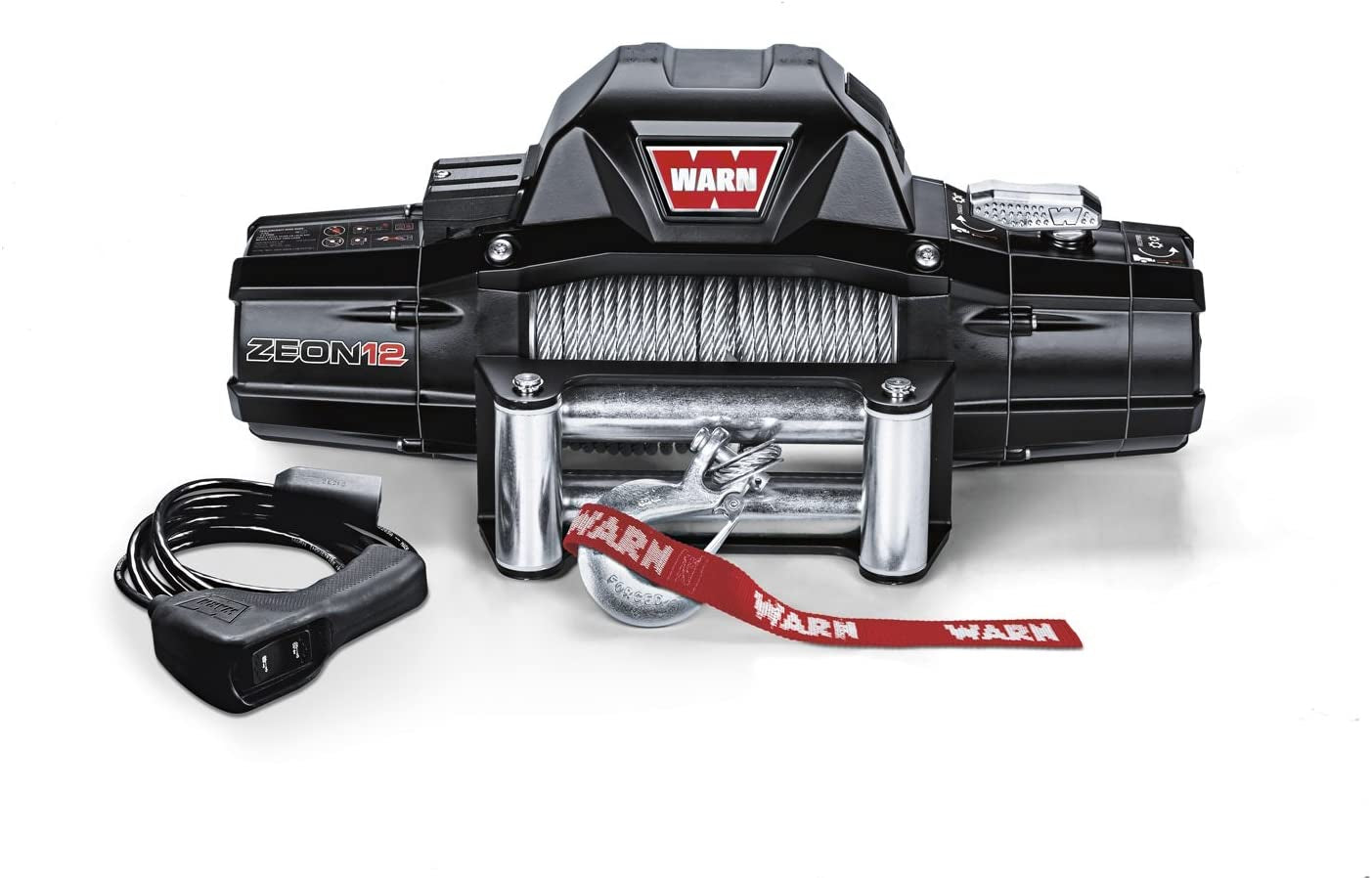 Warn 89120 ZEON 12 Winch with Wire Rope - 12000 lb
