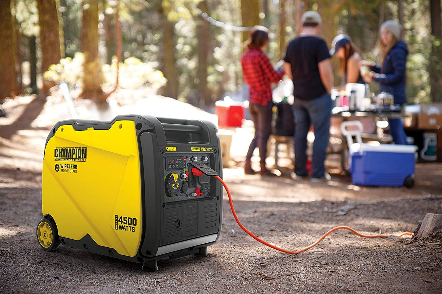 Champion Power Equipment 4500-Watt Portable Inverter Generator with Wireless Remote Start