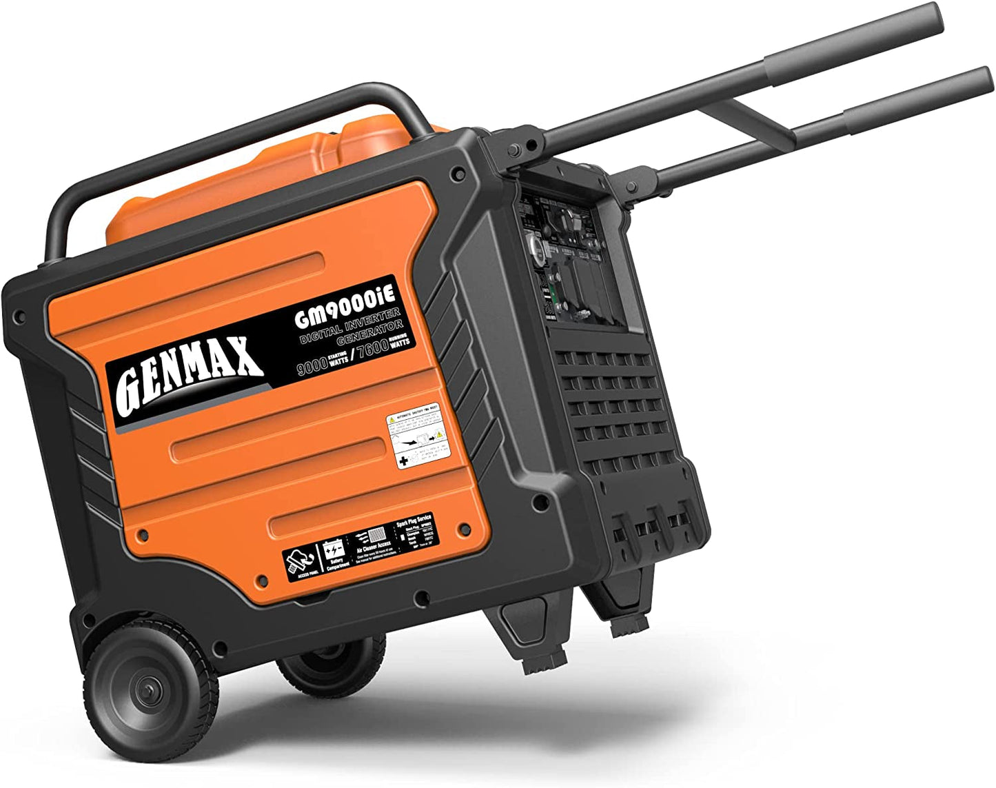 GENMAX Portable Inverter Generator, 9000W Super Quiet