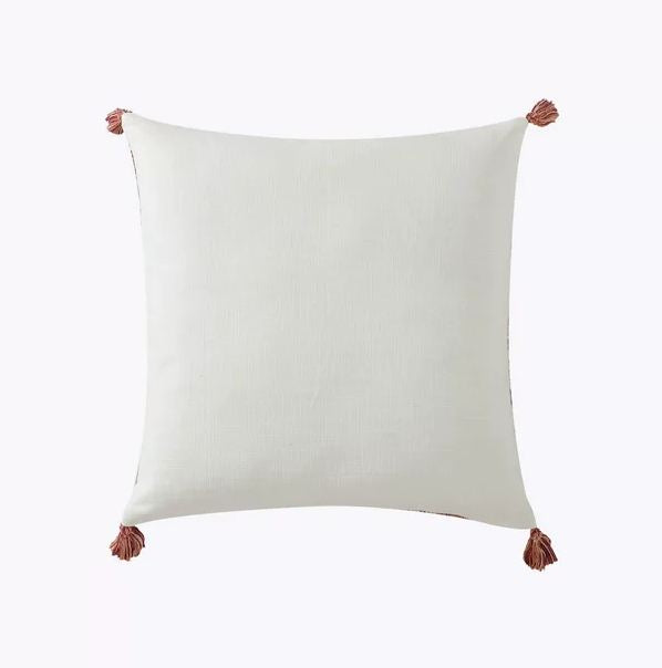 Red Diamond Geo Throw Pillow, Pink Multi, 20" x 20", Square, 1 Pillow