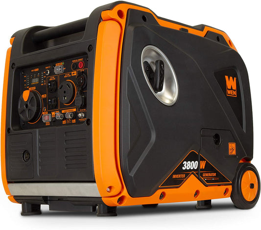 WEN 56380i Super Quiet 3800-Watt RV-Ready Portable Inverter Generator with Fuel Shut-Off and Electric Start