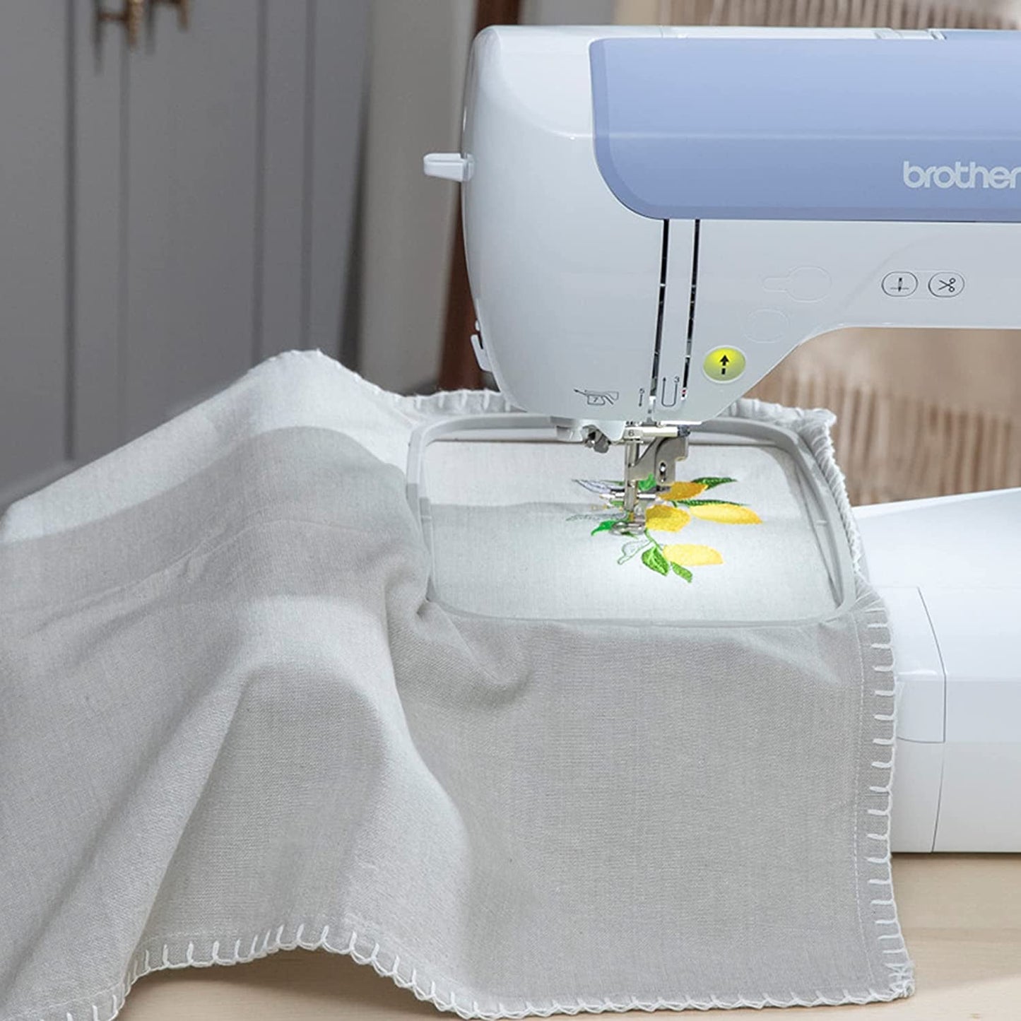 Embroidery Machine PE800, 138 Built-In Designs, 5" X 7" Hoop Area