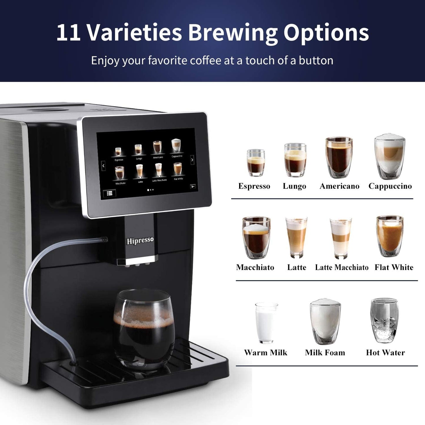 Hipresso Super-automatic Espresso Coffee Machine