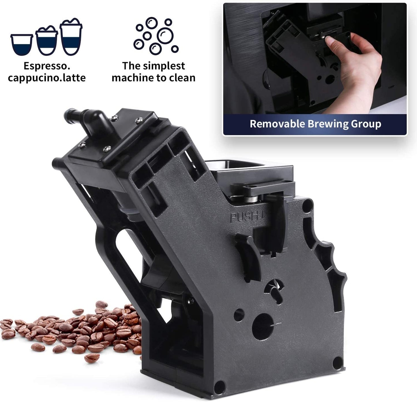 Hipresso Super-automatic Espresso Coffee Machine