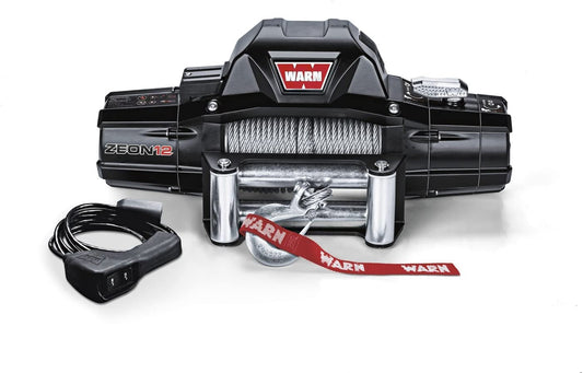 Warn 89120 ZEON 12 Winch with Wire Rope - 12000 lb